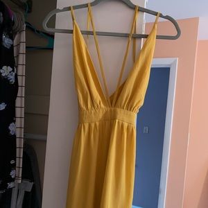 Yellow Fashion Nova Jumpsuit